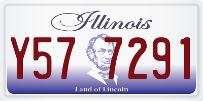 IL license plate Y577291