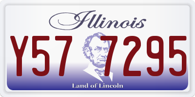 IL license plate Y577295