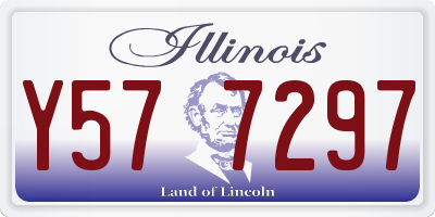 IL license plate Y577297