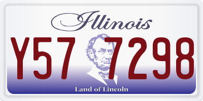 IL license plate Y577298
