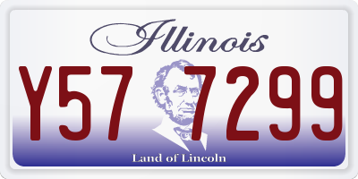 IL license plate Y577299