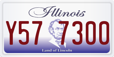 IL license plate Y577300