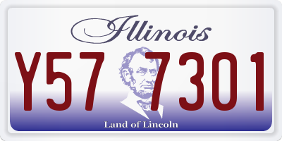 IL license plate Y577301