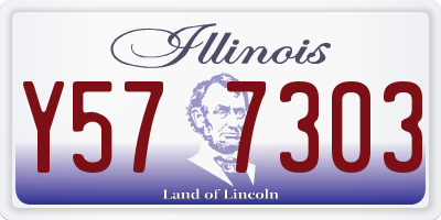 IL license plate Y577303