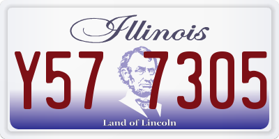 IL license plate Y577305