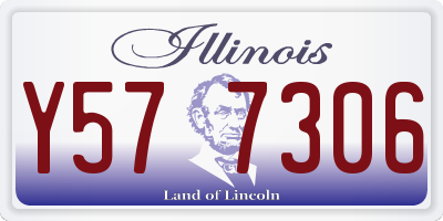IL license plate Y577306