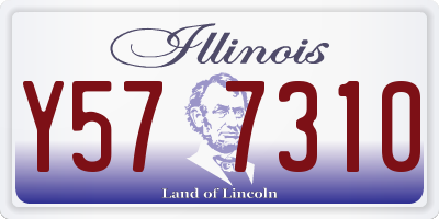 IL license plate Y577310