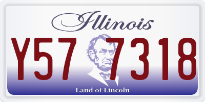 IL license plate Y577318