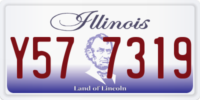 IL license plate Y577319