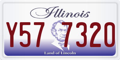 IL license plate Y577320