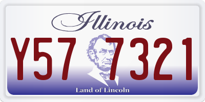 IL license plate Y577321