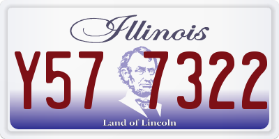 IL license plate Y577322