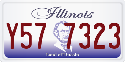 IL license plate Y577323