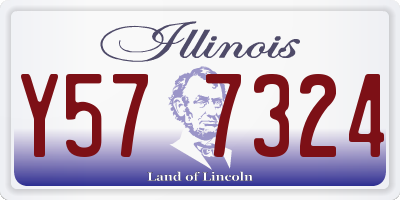 IL license plate Y577324