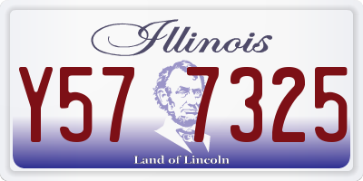 IL license plate Y577325