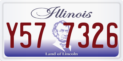 IL license plate Y577326