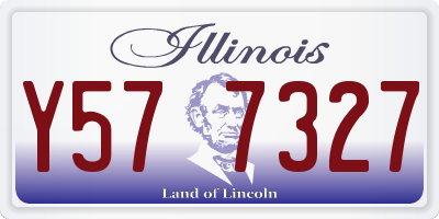 IL license plate Y577327