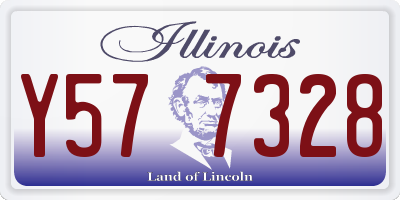 IL license plate Y577328