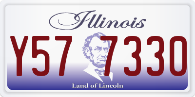 IL license plate Y577330