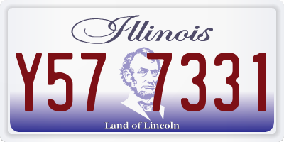 IL license plate Y577331