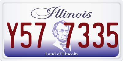IL license plate Y577335