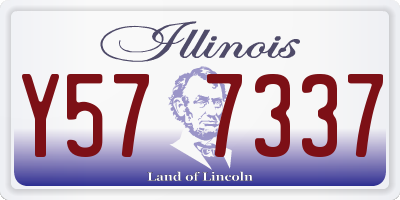 IL license plate Y577337
