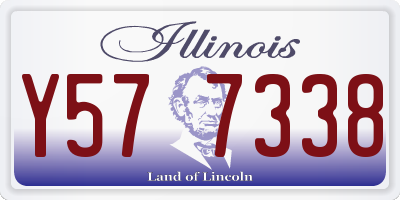 IL license plate Y577338