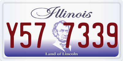 IL license plate Y577339