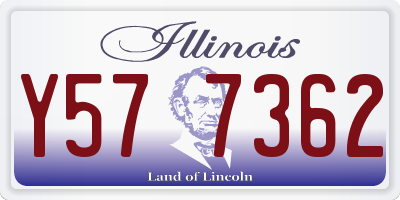 IL license plate Y577362
