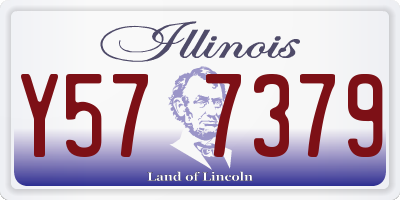 IL license plate Y577379