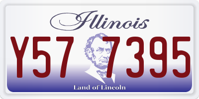 IL license plate Y577395