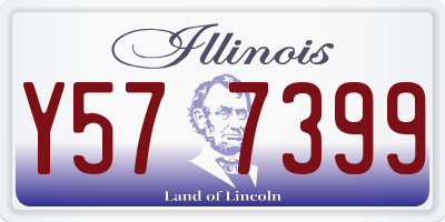 IL license plate Y577399