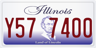 IL license plate Y577400