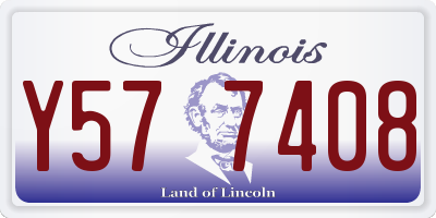 IL license plate Y577408