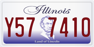 IL license plate Y577410