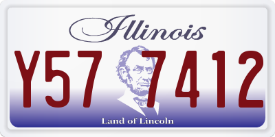 IL license plate Y577412