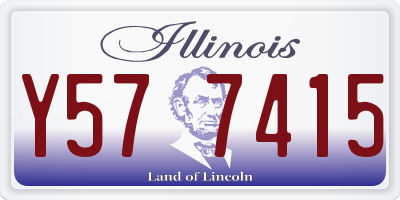 IL license plate Y577415