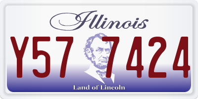 IL license plate Y577424