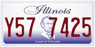 IL license plate Y577425