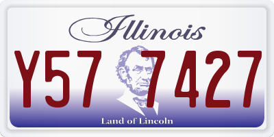 IL license plate Y577427