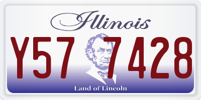 IL license plate Y577428