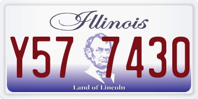 IL license plate Y577430