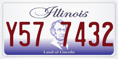 IL license plate Y577432