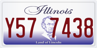 IL license plate Y577438