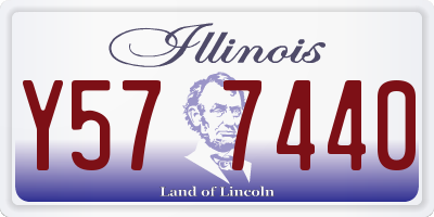 IL license plate Y577440