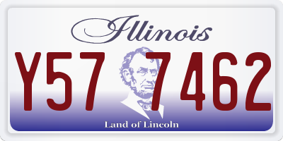 IL license plate Y577462