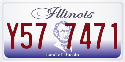 IL license plate Y577471