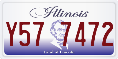IL license plate Y577472