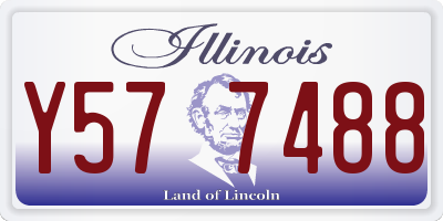 IL license plate Y577488