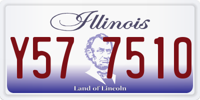 IL license plate Y577510